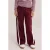 WE Fashion loose fit joggingbroek – donkerrood/wit