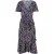 Blooming Midnight Viscose Midi Dress