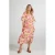 Didi gebloemde midi jurk roze