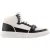 Armani Exchange Heren High-Top Trainers (Wit, Zwart)
