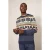 White Stuff Novelty Fairisle Crew Navy