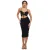 Strakke damesjurk Goddiva Cut Out Ruched