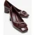 Velora Gesp Vierkante Neus Blokhak Pump (Dames)