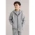 Salty Dog sweatvest grijs melange