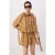 TRENDYOLMİLLA Dames Geel Etnisch patroon Kort / Mini Lang Skater Jurken