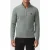 Calvin Klein Ls Ribbed Quarter Zip Sweater Autumn Green