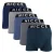 5-Pack Heren Boxers DILLOW – Zachte Ademende Katoenen Alledaagse Ondergoed
