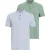 AllSaints Reform Ss Polo 2 Pac Machine Grey/green