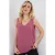 Geweven V-hals Mouwloze Blouse