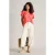 White Stuff Luella Embroidered Top Coral Multi