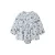 Mango Kids gebloemde korte jurk – donkerblauw/ecru