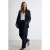 TRENDYOLMİLLA Dames Donkerblauw Effen Wijde pijp Normale taille Jeans