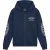 Malelions Junior Relaxed Lifestyle Zip Hoodie | Navy