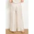 LOLALIZA wide leg regular waist gebloemde broek ecru