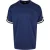 Urban Classics Heren Streep Mesh Oversized T-shirt (Donkerblauw)