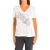 Dames t-shirt met korte mouwen en V-hals Z1T00587