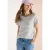 Cecil Dames Shirt met korte mouwen, ronde hals en strepen in Groen