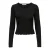 Dames-T-shirt met lange mouwen en ronde hals Only Emma