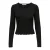 Dames-T-shirt met lange mouwen en ronde hals Only Emma