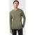 AllSaints Mode Merino Crew Light Ash Green