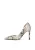 Kazar Pumps  antraciet / wit