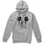 Disney Heren Mickey Mouse Gezicht Distress Hoodie (Sport Heide)