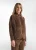 DEHA Fleece jas  bruin