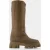 Hoge Puffer Laarzen in Khaki Poly
