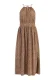 faina Zomerjurk  camel / wit