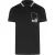 Love Moschino Heren Box Logo Katoenen Poloshirt (Zwart)