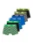 PUMA Onderbroek  blauw / geel / groen / zwart