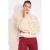 LOLALIZA faux fur jas ecru