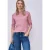 Street One Dames Basic shirt in Roze