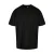 Urban Classics Heren Driehoek Insert T-shirt (Zwart)
