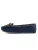 Minnetonka Huisschoenen ‘Cally’  navy / bruin
