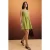 TRENDYOLMİLLA Dames Groen Effen Kort / Mini Mouwloos Skater Jurken