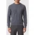 Calvin Klein Ls Textured Cotton Sweater Anchor Navy