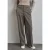Street One Dames Geruite broek met wijde pijpen in Beige