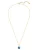 Glanzstücke München Ketting  blauw / goudgeel