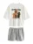 Next Pyjama  antraciet / zwart / wit
