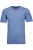 RAGMAN Softknit T-Shirt V-hals blauw, Effen