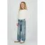 Vingino gebloemde wide leg jeans wide leg jeans medium blue denim