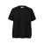 T-shirt in stoffenmix met seersucker inzet op de rug voor dames COMMA