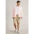 White Stuff Flamingo Print Linen Shirt White Print