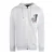 Cavalli Class grote tijgerontwerp witte hoodie met rits