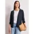 Street One Dames Jas met lange mouwen en een open pasvorm in Blauw