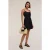 Motivi Bustier Sheath Dress Black