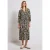Street One Dames Gedessineerde volant jurk in Beige