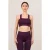 Lune Active Luna Sculpt Light Support Bandeau Rib Bra Winter Bloom