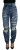 Dolce & Gabbana Blauwe Versleten Skinny Jeans van Katoen voor Dames